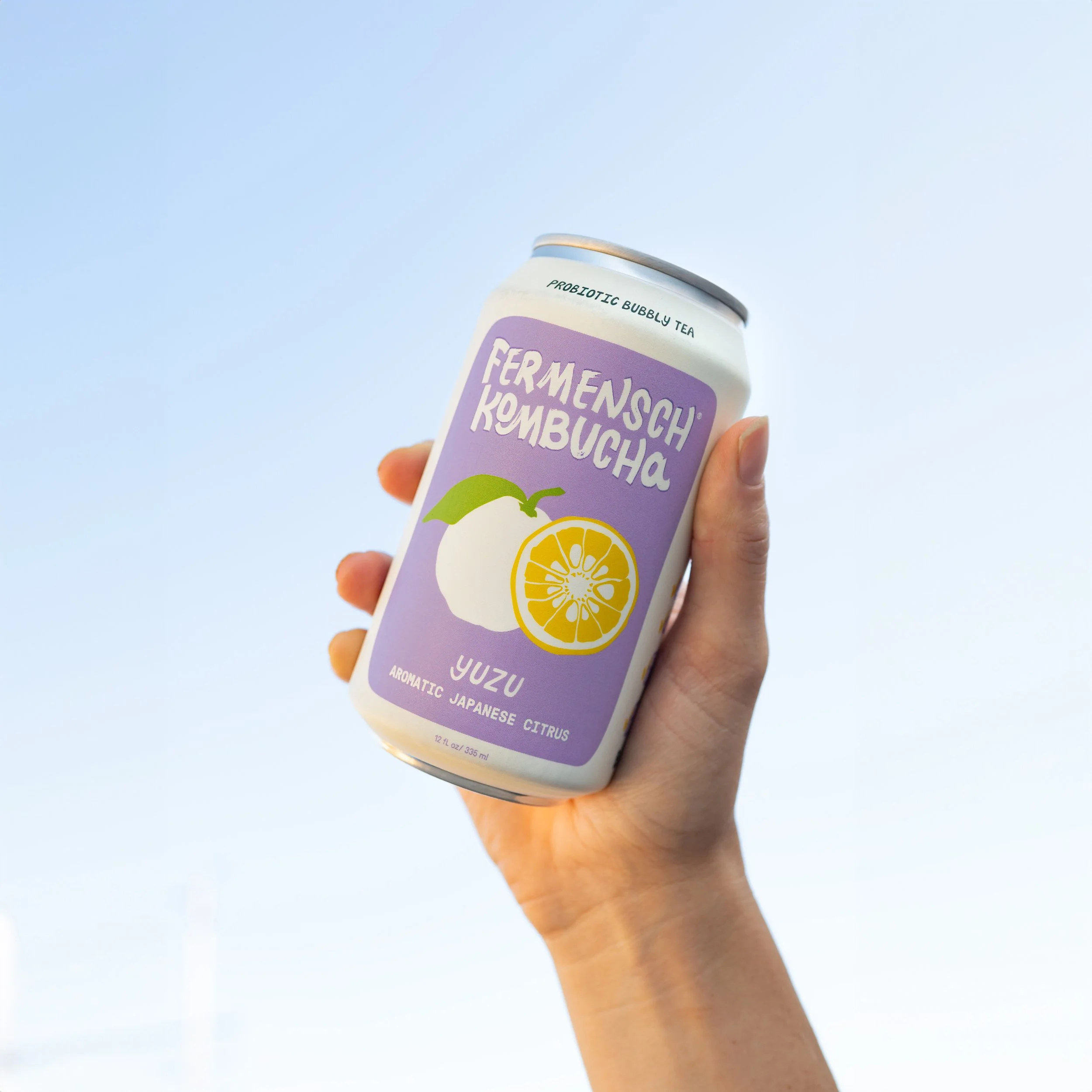 Yuzu* Kombucha 12-Pack — Fermensch Kombucha